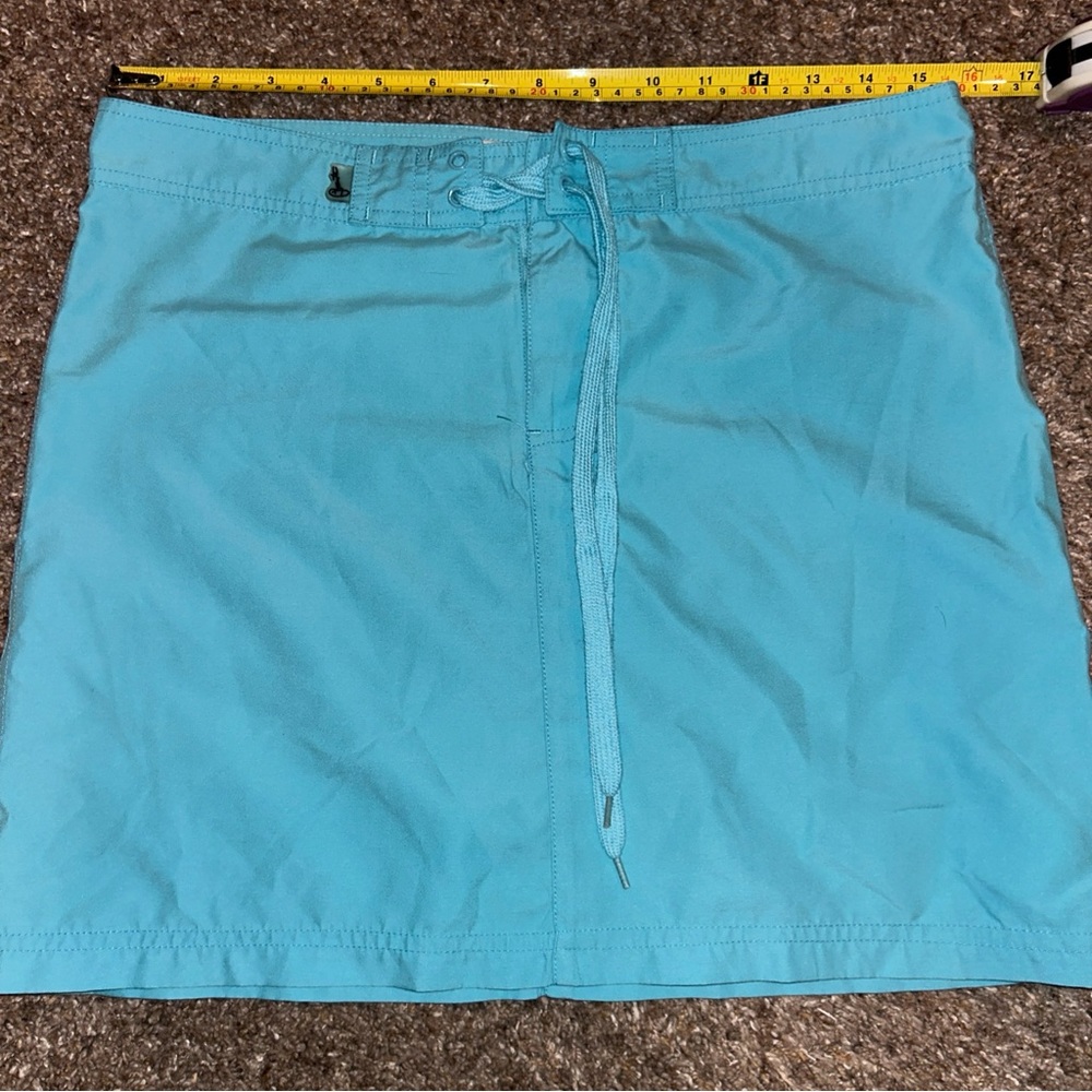 Brents Surfwear Women's Teal Skirt Sz Medium